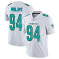 Blackjersey M.Dolphins #94 Jordan Phillips Player White Limited Vapor Untouchable Home Game Stitched Jerseys