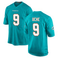 Blackjersey M.Dolphins #9 Joshua Uche Player Aqua Home Game Stitched Jerseys