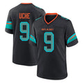 Blackjersey M.Dolphins #9 Joshua Uche Player Black Pitch Rivalries Collection Home Game Stitched Jerseys