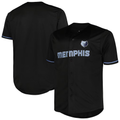 Blackjersey M.Grizzlies Profile Black Big & Tall Pop Stitched Jerseys