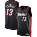 Blackjersey M.Heat #13 Bam Adebayo Bam Adebayo kounmpo  Black Fast Break Jerseys - Icon Edition