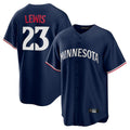 Blackjersey M.Twins #23 Royce Lewis Player Navy Replica Alternate Home Stitched Jerseys