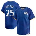 Blackjersey M.Twins #25 Byron Buxton Player Royal City Connect Limited Home Stitched Jerseys