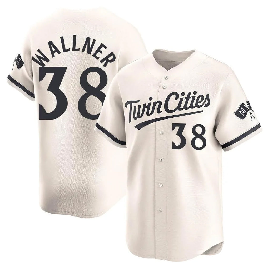 Blackjersey M.Twins #38 Matt Wallner Player Cream Home Limited Stitched Jerseys