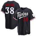 Blackjersey M.Twins #38 Matt Wallner Player Navy Home Game Stitched Jerseys
