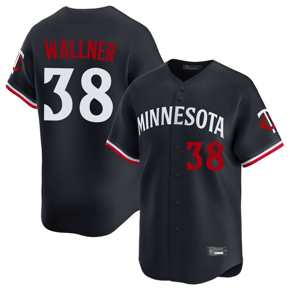 Blackjersey M.Twins #38 Matt Wallner Player Navy Replica Alternate Home Stitched Jerseys