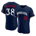 Blackjersey M.Twins #38 Matt Wallner Player Navy Replica Home Limited Elite Stitched Jerseys