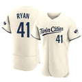 Blackjersey M.Twins #41 Joe Ryan Player Cream Home Limited Elite Stitched Jerseys