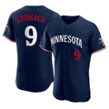 Blackjersey M.Twins #9 Trevor Larnach Player Navy Replica Home Limited Elite Stitched Jerseys