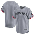 Blackjersey M.Twins ## Twins Blank Player Gray Home Limited Stitched Jerseys