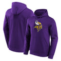 Blackjersey M.Vikings Purple LOGO Pullover Hoodies Home Game Blank Player Stitched Jerseys