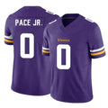 Blackjersey M.Vikings #0 Ivan Pace Jr. Player Purple Limited Vapor F.U.S.E. Home Game Stitched Jerseys