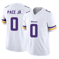 Blackjersey M.Vikings #0 Ivan Pace Jr. Player White Limited Vapor F.U.S.E. Home Game Stitched Jerseys