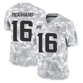 Blackjersey M.Vikings #16 Will Reichard Player Arctic Camo Salute To Service Limited Game Stitched Jerseys