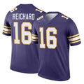 Blackjersey M.Vikings #16 Will Reichard Player Purple Limited Classic Home Game Stitched Jerseys