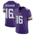 Blackjersey M.Vikings #16 Will Reichard Player Purple Limited Vapor Untouchable Home Game Stitched Jerseys