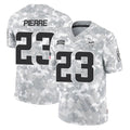 Blackjersey M.Vikings #23 James Pierre Player Arctic Camo Salute To Service Limited Game Stitched Jerseys