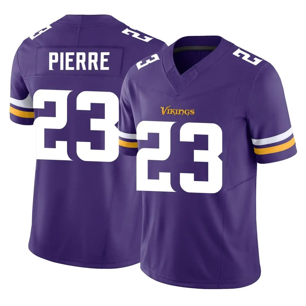 Blackjersey M.Vikings #23 James Pierre Player Purple Limited Vapor F.U.S.E. Home Game Stitched Jerseys