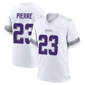 Blackjersey M.Vikings #23 James Pierre Player White Alternate Home Game Stitched Jerseys