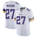 Blackjersey M.Vikings #27 Jordan Mason Player White Limited Vapor Untouchable Home Game Stitched Jerseys