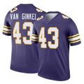 Blackjersey M.Vikings #43 Andrew Van Ginkel Player Purple Limited Classic Home Game Stitched Jerseys