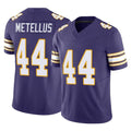 Blackjersey M.Vikings #44 Josh Metellus Player Purple Limited Classic Vapor F.U.S.E. Home Game Stitched Jerseys
