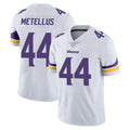 Blackjersey M.Vikings #44 Josh Metellus Player White Limited Vapor Untouchable Home Game Stitched Jerseys