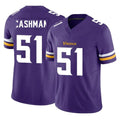 Blackjersey M.Vikings #51 Blake Cashman Player Purple Limited Vapor F.U.S.E. Home Game Stitched Jerseys