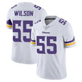 Blackjersey M.Vikings #55 Eric Wilson Player White Limited Vapor Untouchable Home Game Stitched Jerseys