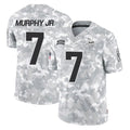 Blackjersey M.Vikings #7 Byron Murphy Jr. Player Arctic Camo Salute To Service Limited Game Stitched Jerseys