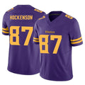 Blackjersey M.Vikings #87 T.J. Hockenson Player Purple Limited Alternate Vapor F.U.S.E. Home Game Stitched Jerseys