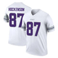 Blackjersey M.Vikings #87 T.J. Hockenson Player White Alternate Legend Home Game Stitched Jerseys