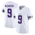 Blackjersey M.Vikings #9 J.J. McCarthy Player White Limited Alternate Vapor F.U.S.E. Home Game Stitched Jerseys