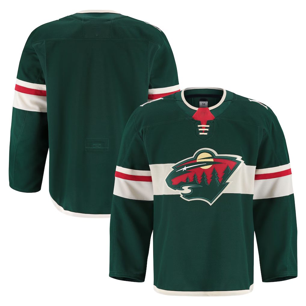 Blackjersey M.Wild Green Home Authentic Pro Jerseys