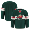 Blackjersey M.Wild Green Home Authentic Pro Jerseys