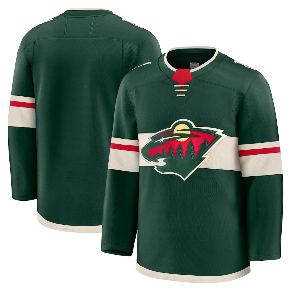 Blackjersey M.Wild Green Home Authentic Pro Jerseys