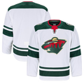 Blackjersey M.Wild White Away Authentic Pro Jerseys