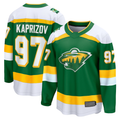Blackjersey M.Wild #97 Kirill Kaprizov Green 2023-24 Alternate Breakaway Jerseys