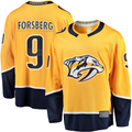 Blackjersey N.Predators #9 Filip Forsberg Gold Home Breakaway Jerseys