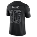 Blackjersey  NE.Patriots #10 Drake Maye Black 2026 Salute to Service Stitched Limited Jersey