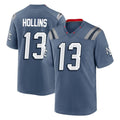 Blackjersey NE.Patriots #13 Mack Hollins Player Blue Rivalries Collection Home Game Stitched Jerseys