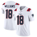 Blackjersey NE.Patriots #18 Kyle Williams Player White Vapor Untouchable Home Game Stitched Jerseys