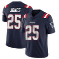 Blackjersey NE.Patriots #25 Marcus Jones Player Navy Vapor Untouchable Home Game Stitched Jerseys