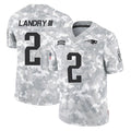 Blackjersey NE.Patriots #2 Harold Landry III Player Arctic Camo Salute To Service Limited Game Stitched Jerseys