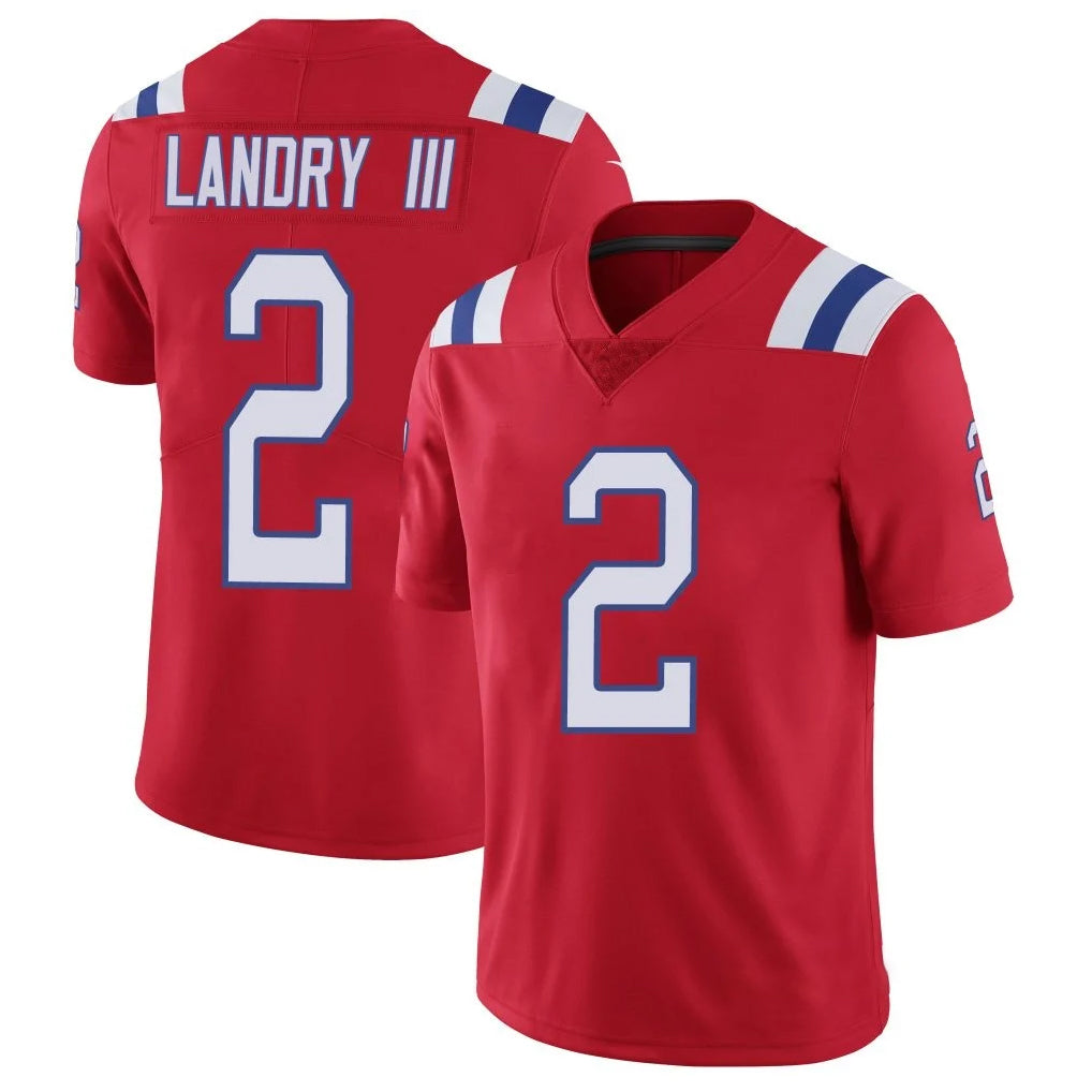 Blackjersey NE.Patriots #2 Harold Landry III Player Red Vapor Untouchable Home Game Stitched Jerseys