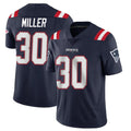 Blackjersey NE.Patriots #30 Jam Miller Player Navy Vapor Untouchable Home Game Stitched Jerseys