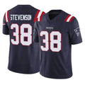 Blackjersey NE.Patriots #38 Rhamondre Stevenson Player Navy Limited Vapor F.U.S.E. Home Game Stitched Jerseys