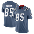 Blackjersey NE.Patriots #85 Hunter Henry Player Blue Limited Rivalries Collection Home Game Stitched Jerseys