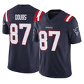 Blackjersey NE.Patriots #87 Romeo Doubs Player Navy Limited Vapor F.U.S.E. Home Game Stitched Jerseys