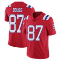 Blackjersey NE.Patriots #87 Romeo Doubs Player Red Vapor Untouchable Home Game Stitched Jerseys